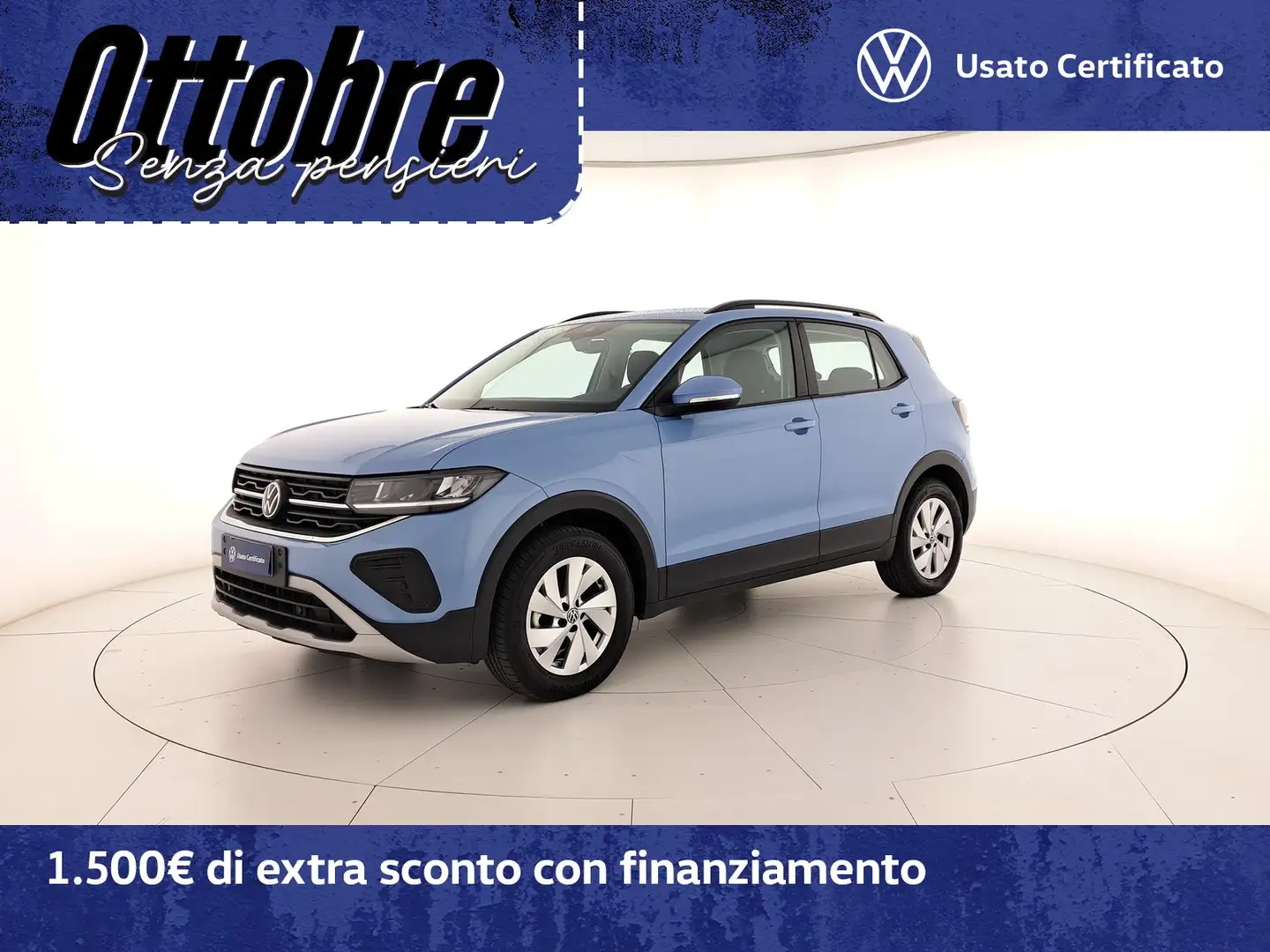 Volkswagen T-Cross 1.0 tsi life 95cv Blu/Azzurro - 1
