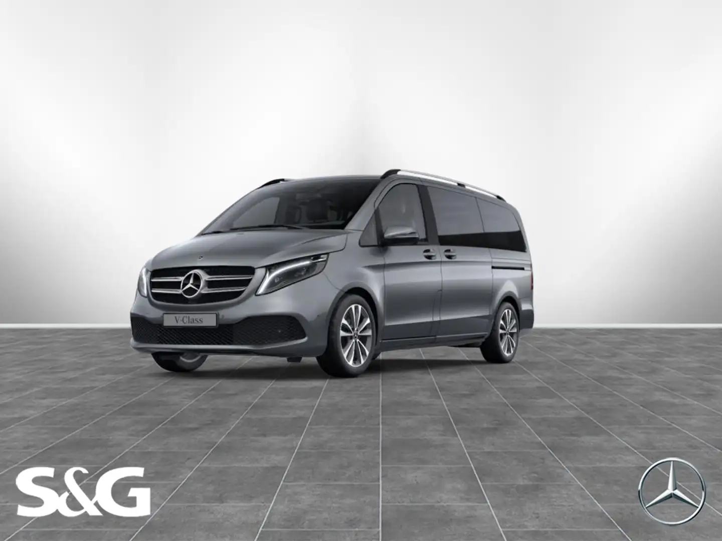 Mercedes-Benz V 300 d EDITION Lang 7Sitz Distro Stndhzg EasyP. Grau - 1