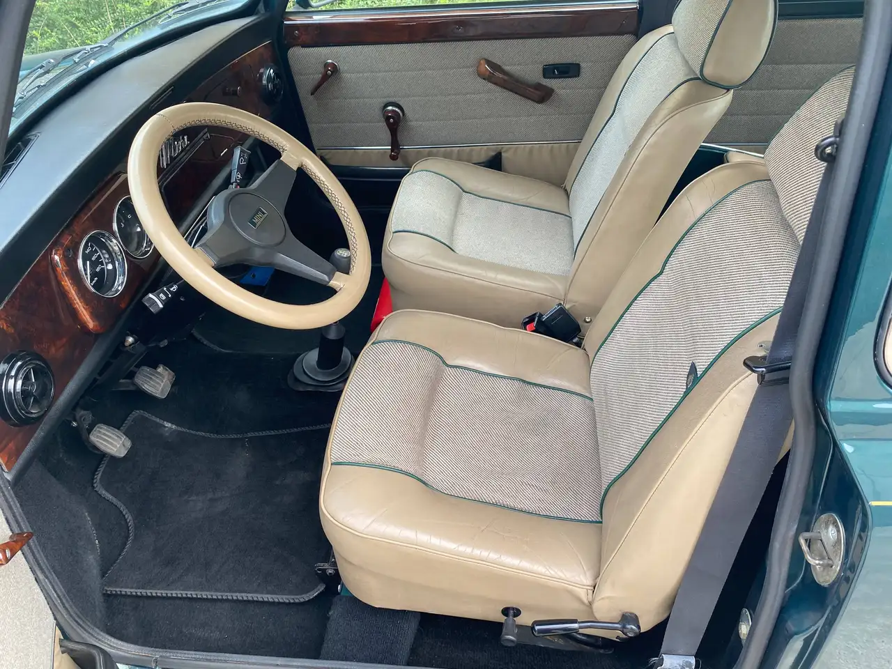 Rover MINI BRITISH OPEN CLASSIC1.3 met carb.NIET herspoten. 46000 km ZEER PROPER, foto 8