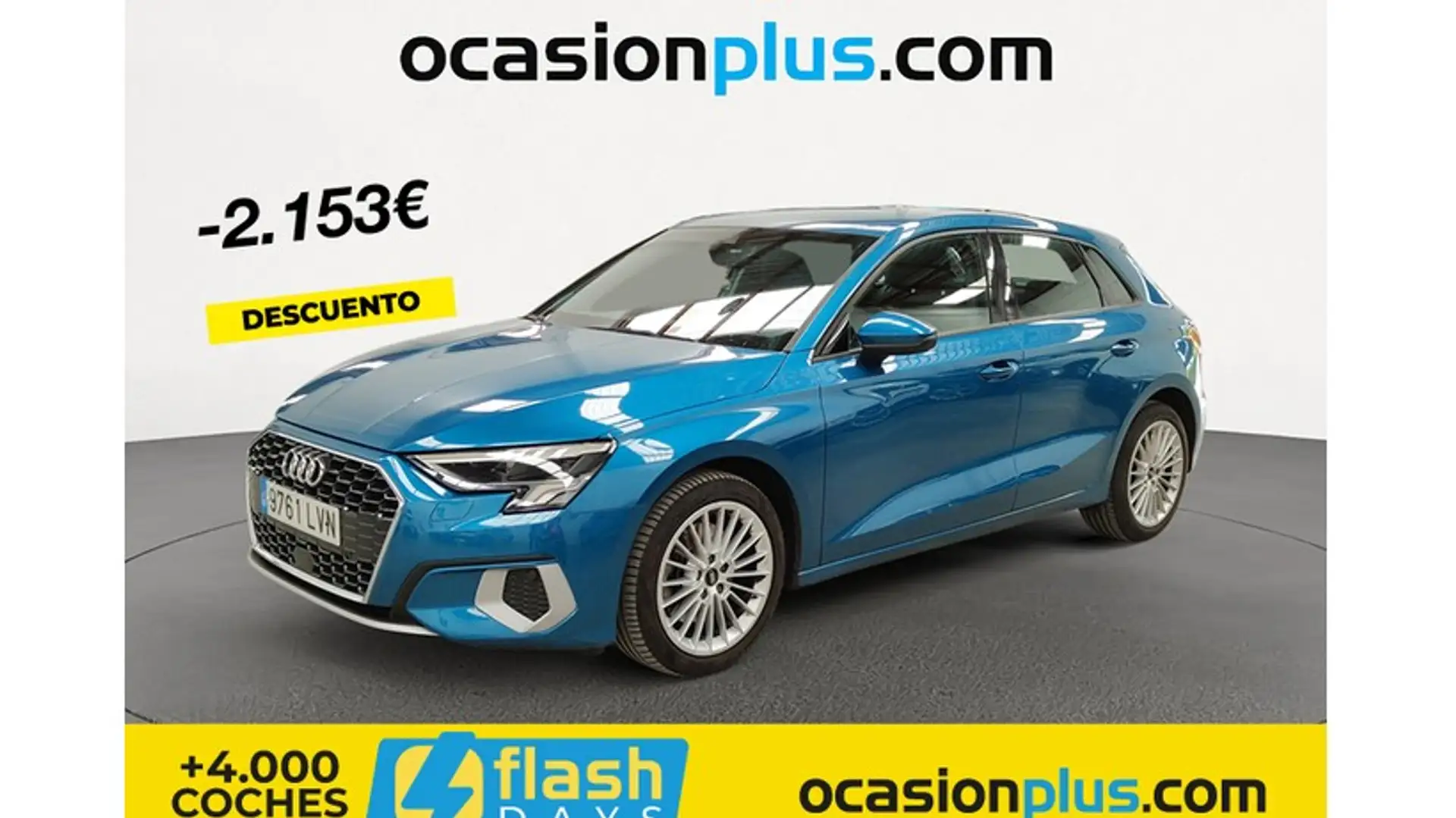 Audi A3 Sportback 30TDI Advanced Azul - 1