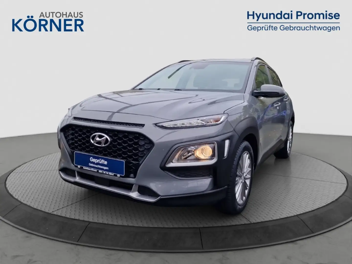 Hyundai KONA TREND 1.6 T-GDi *CAM*CARPLAY*DAB*SITZHZG* Gris - 2