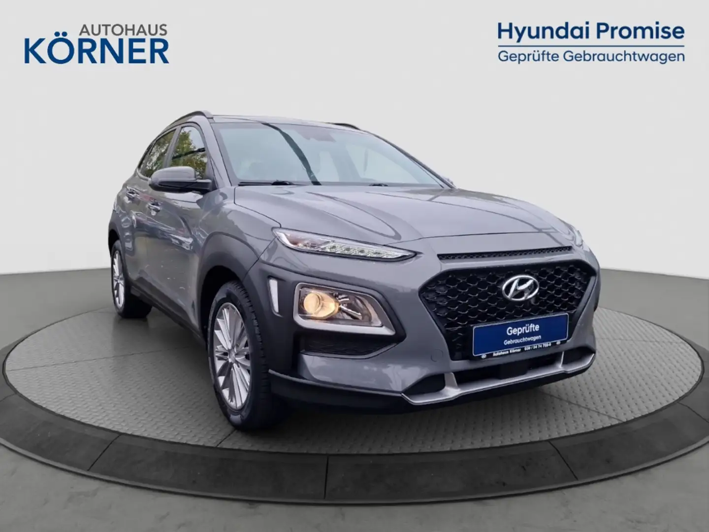 Hyundai KONA TREND 1.6 T-GDi *CAM*CARPLAY*DAB*SITZHZG* Gris - 1