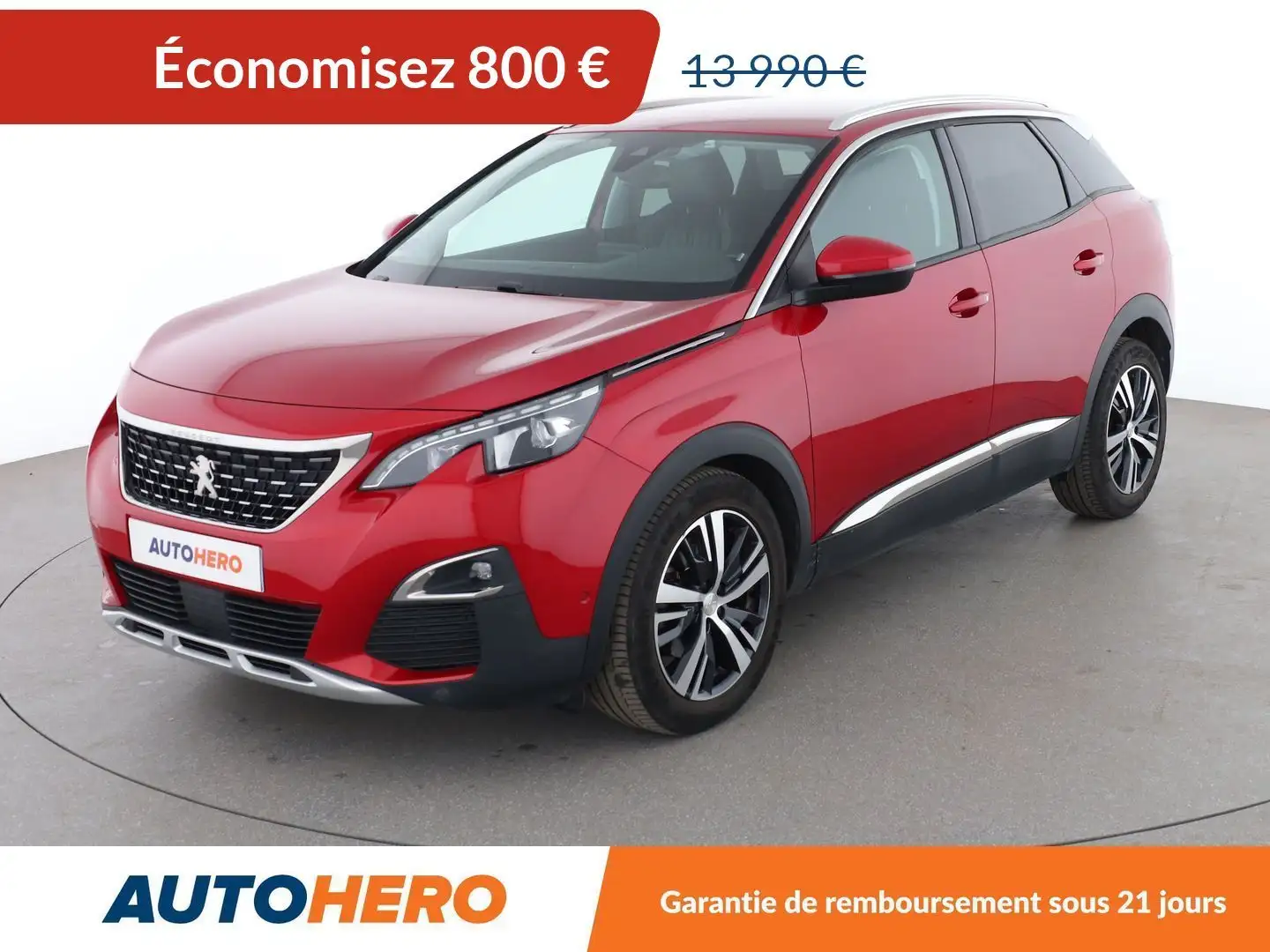 Peugeot 3008 1.2 PureTech Allure Business EAT6 Rouge - 1