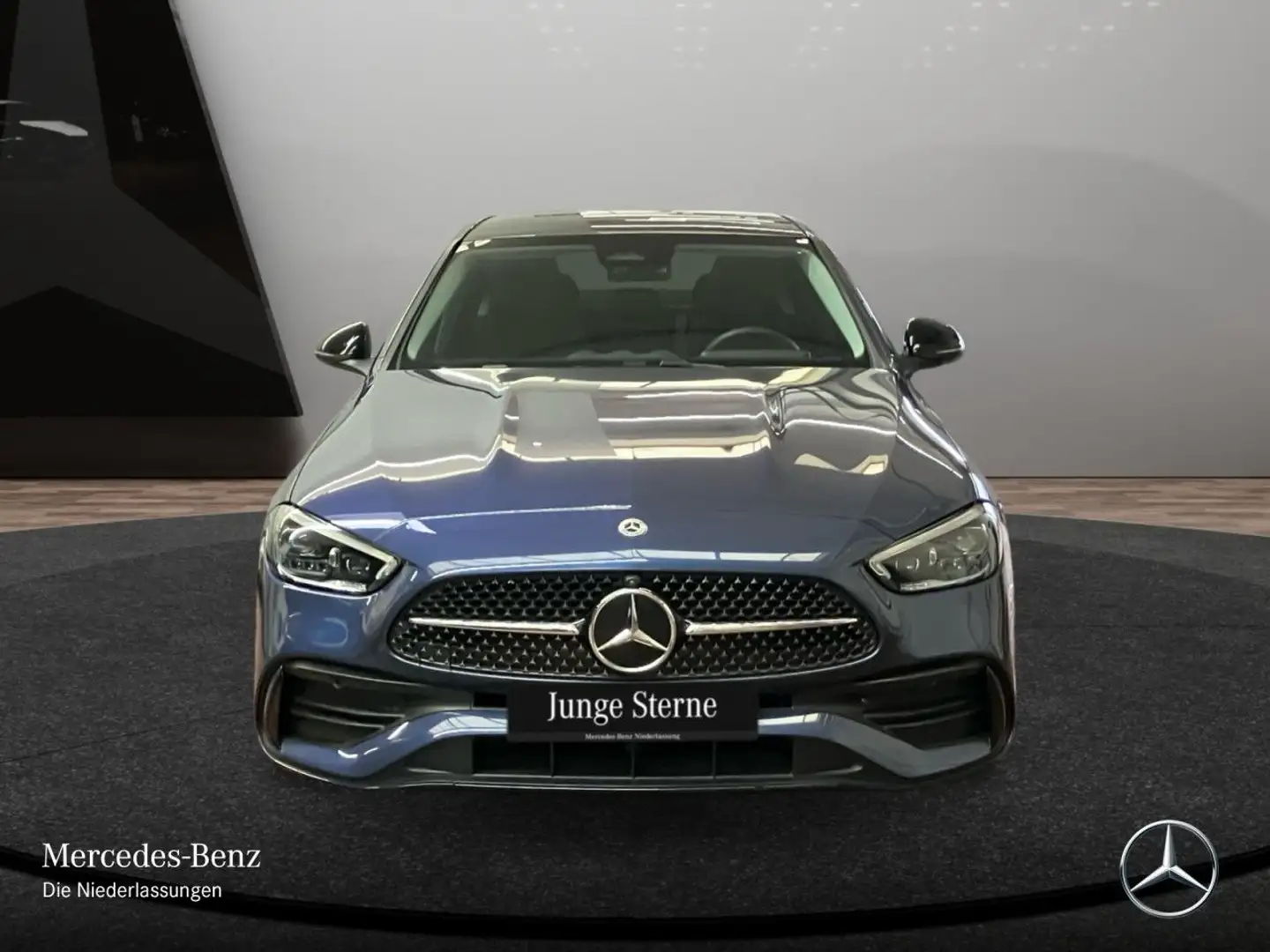 Mercedes-Benz C 300 AMG+NIGHT+PANO+360+BURMESTER+19"+TOTW+9G Blau - 2