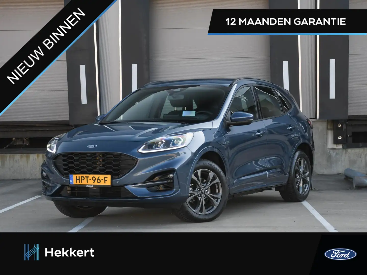 Ford Kuga ST-Line 2.5 PHEV 225pk Automaat HUD | CAMERA VOOR Blauw - 1