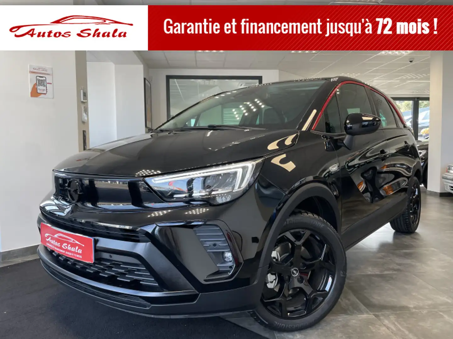Opel Crossland 1.2 TURBO 110CH GS Noir - 1