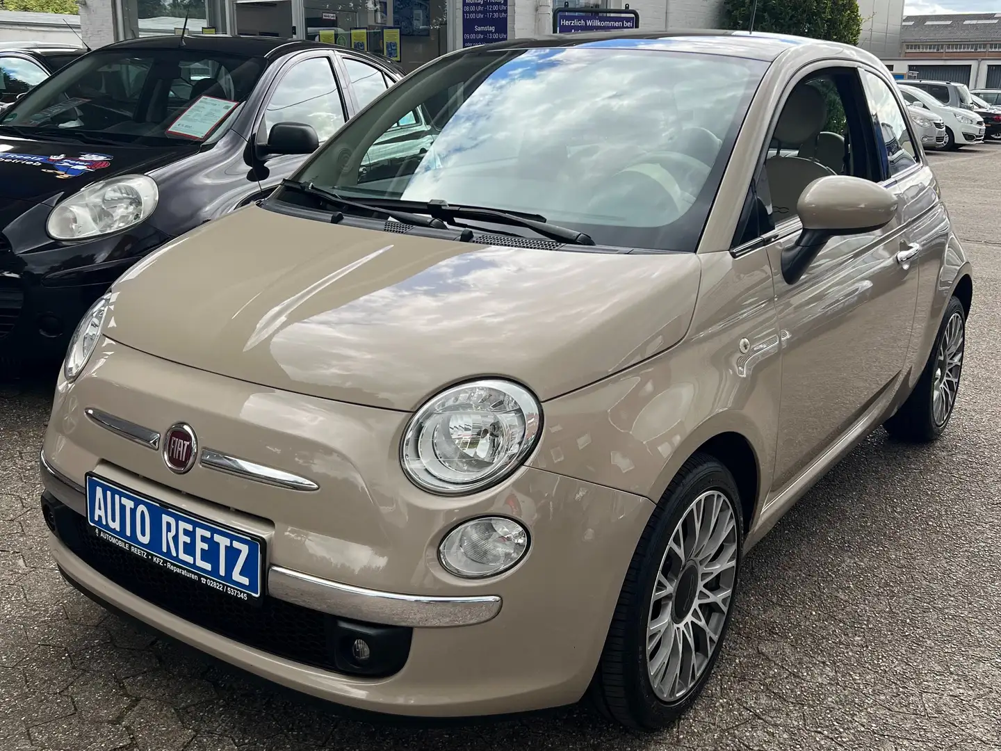 Fiat 500 TÜV & Inspektion NEU - Klimaanlage - Garantie Braun - 1