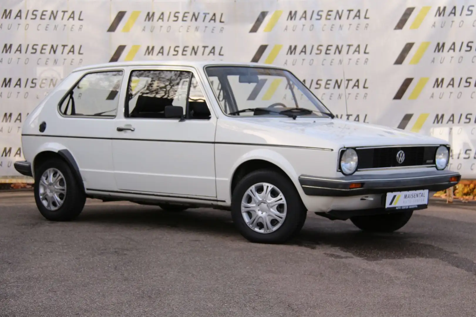 Volkswagen Golf 1 CL|Original|DEKRA|H-Kennzeichen|1.6L|HiFi Blanc - 1