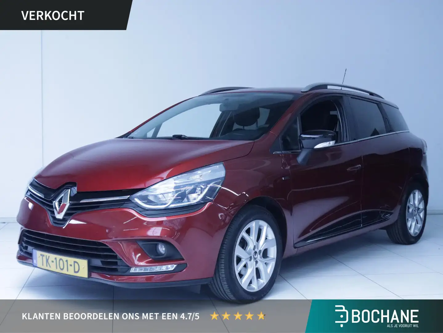 Renault Clio Estate 0.9 TCe Limited Airco/Navi/Trekhaak Rouge - 1