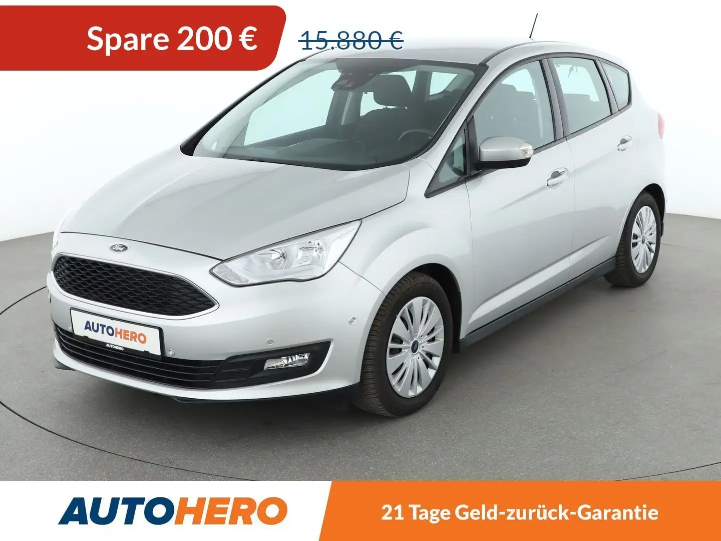 Ford C-Max 1.5 EcoBoost Cool&Connect Aut.*NAVI*TEMPO*PDC*SHZ* Silber - 1