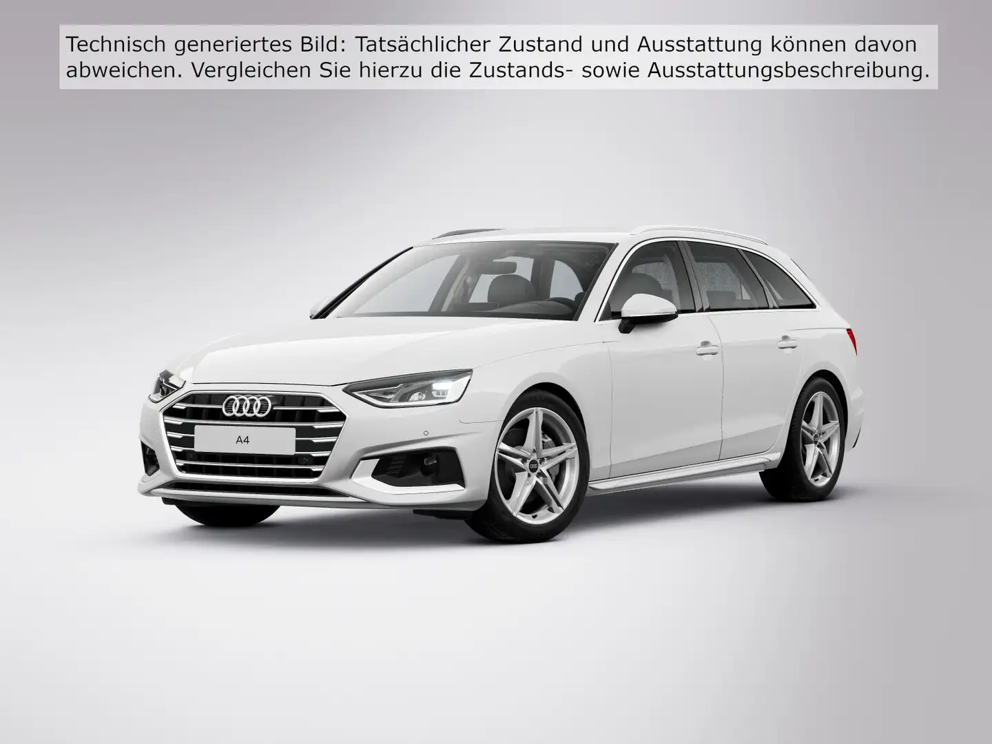 Audi A4 40 2.0 TDI Avant advanced BUSINESS NAV 18" Weiß - 2