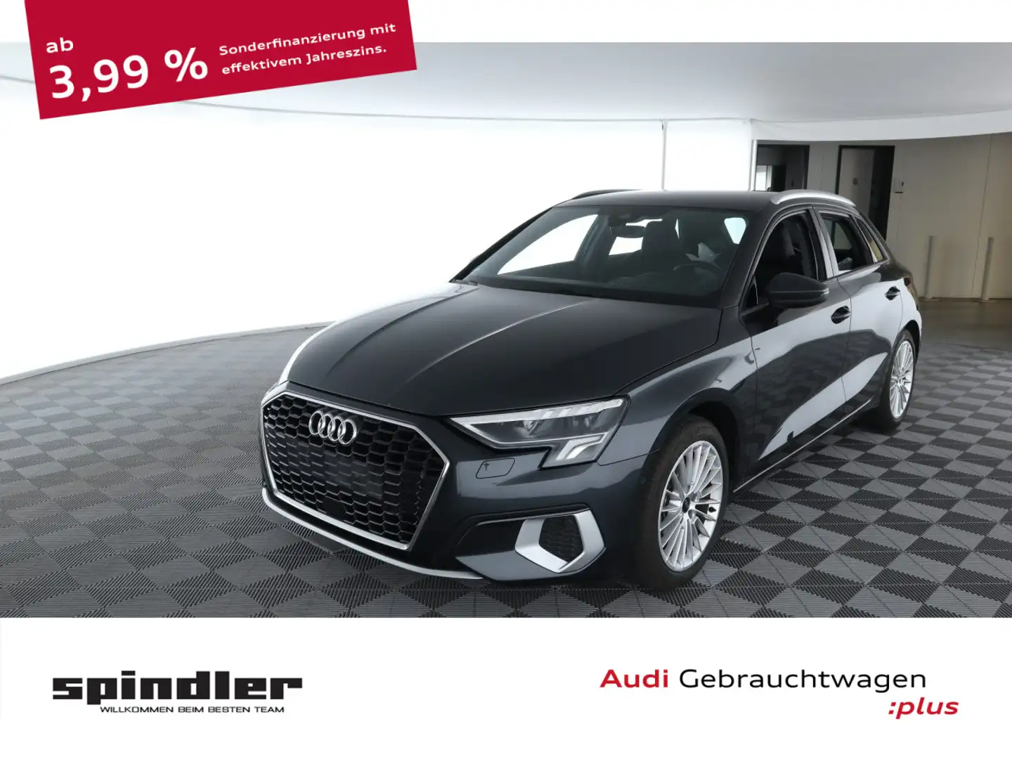 Audi A3 advanced 35TDI S-tronic / Navi, LED Gris - 1