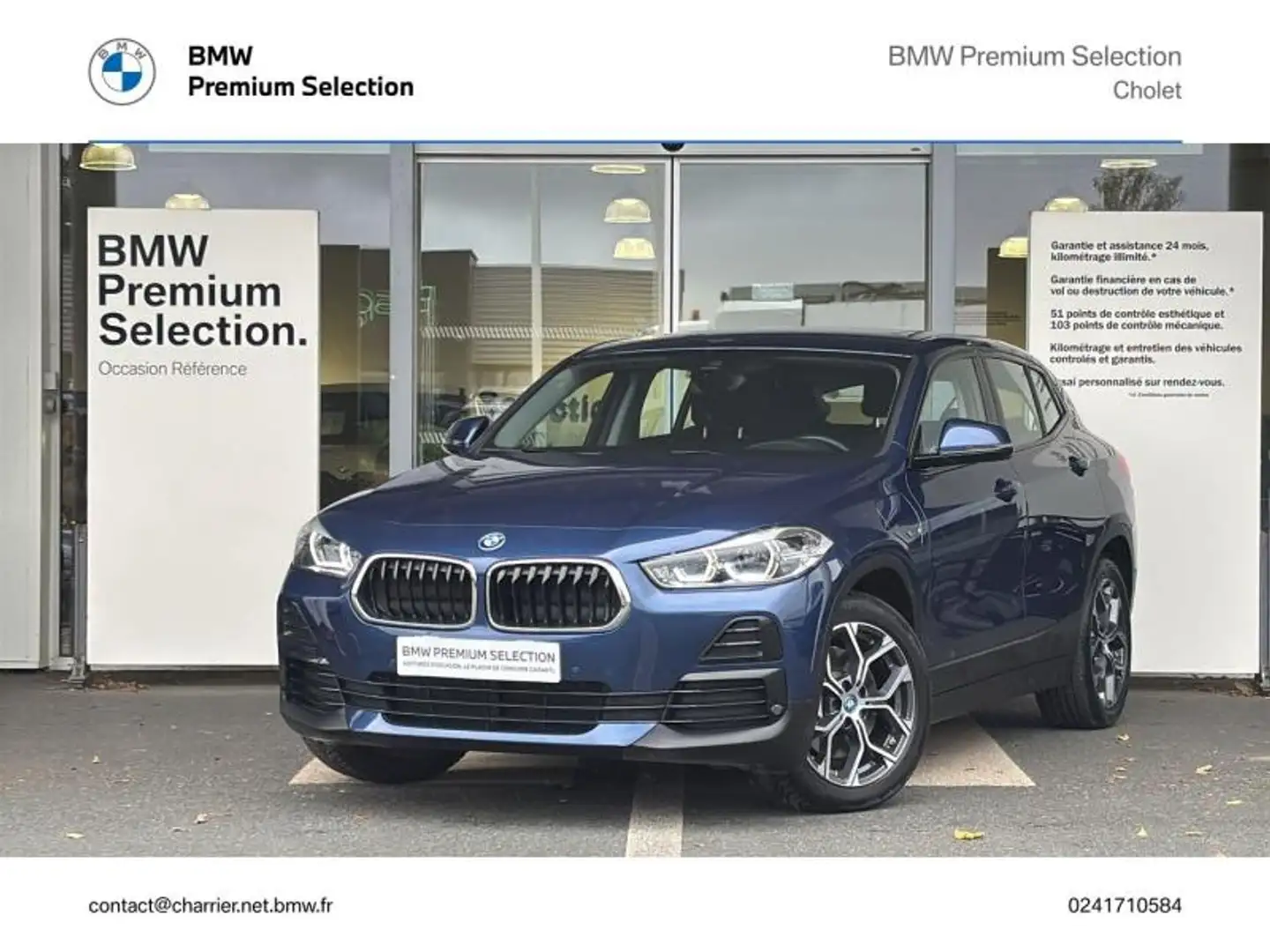 BMW X2 xDrive25eA 220ch Lounge Euro6d-T 6cv Blau - 1