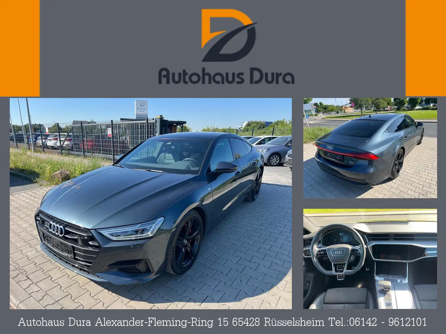 Audi A7 50 TDI quattro S-Line Aut. Navi+Pano+Kamera Bleu - 1