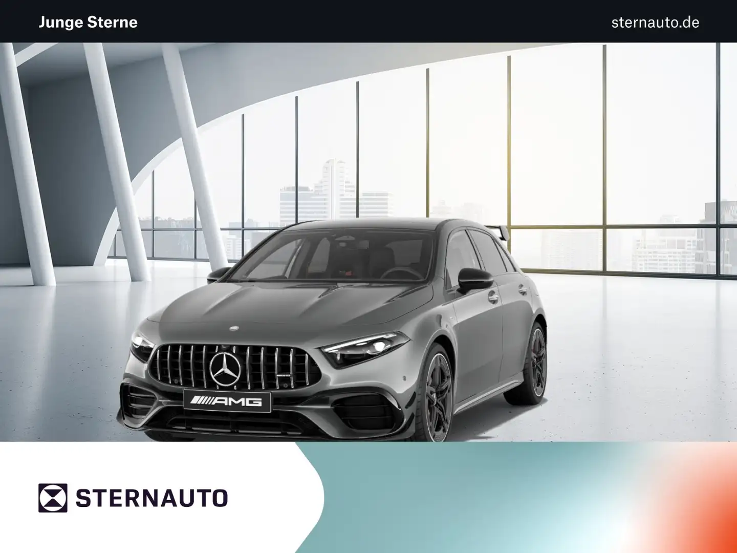 Mercedes-Benz A 45 AMG Mercedes-AMG A 45 S 4MATIC+ Kompaktlimousine  Navi Gris - 1