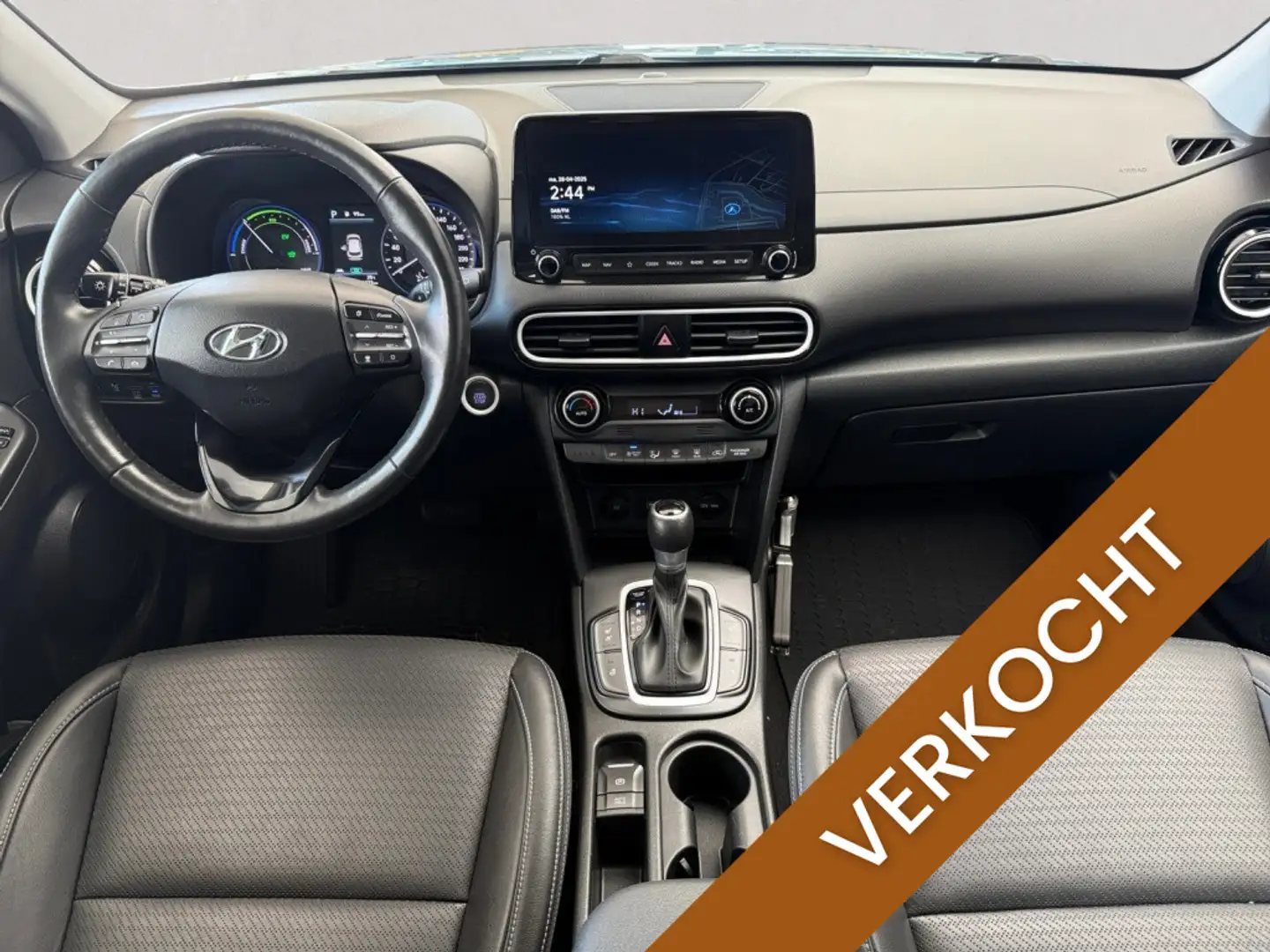Hyundai KONA 1.6 GDI HEV Premium LEDER | NAVIGATIE | CRUISE CON Blauw - 2