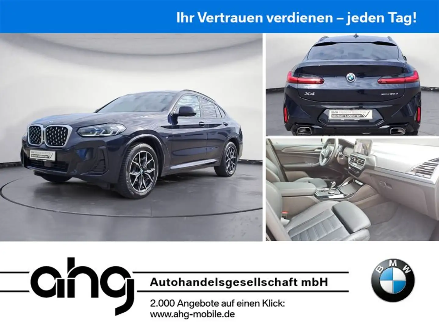 BMW X4 xDrive30d M Sportpaket Innovationsp. AHK Schwarz - 1