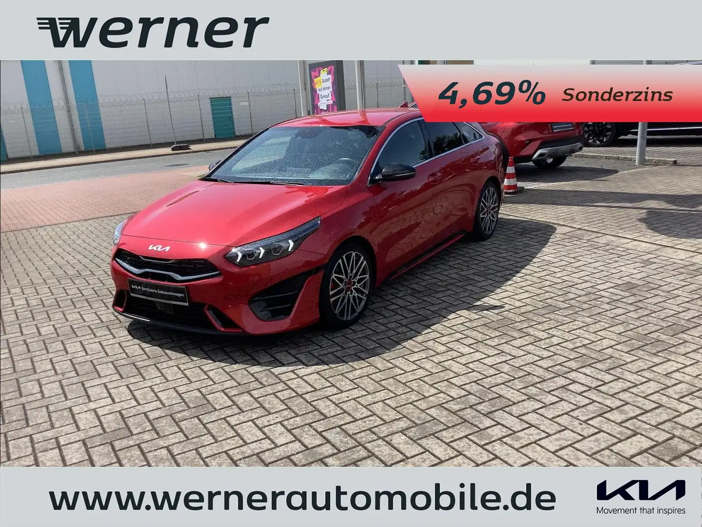 Kia Proceed 1.6 T-GDI GT (EURO 6d) Red - 1