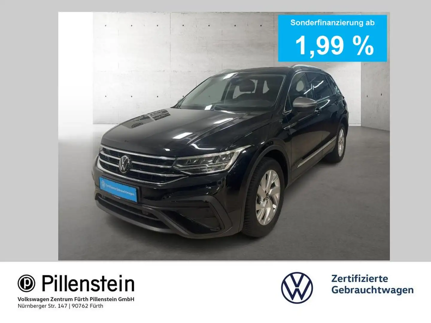 Volkswagen Tiguan Allspace LIFE 1.5 TSI DSG 7-SITZE AHK NAVI SHZ Schwarz - 1