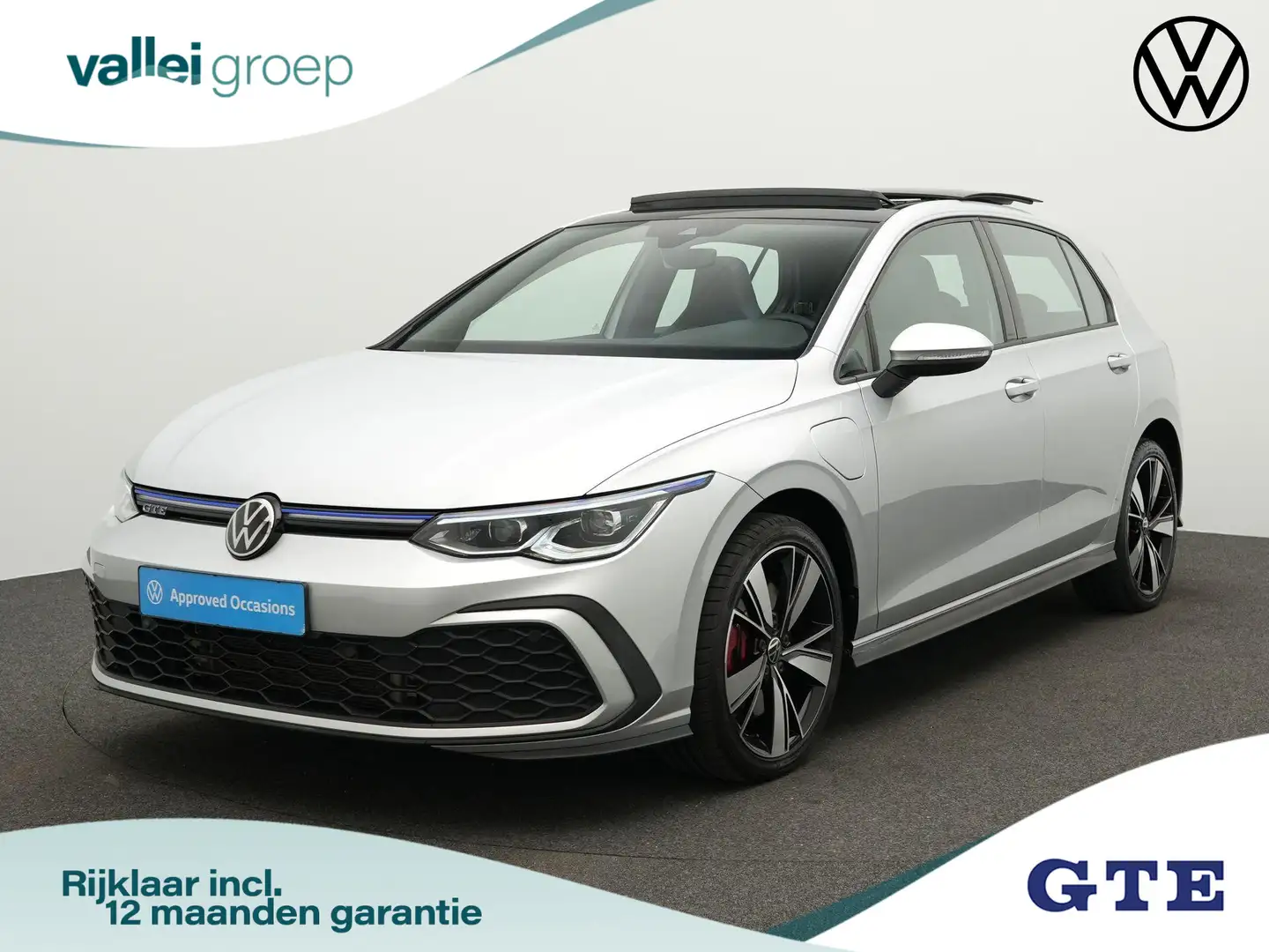 Volkswagen Golf GTE 1.4 eHybrid 245 pk DSG | IQ Light | Panoramadak | Argintiu - 1