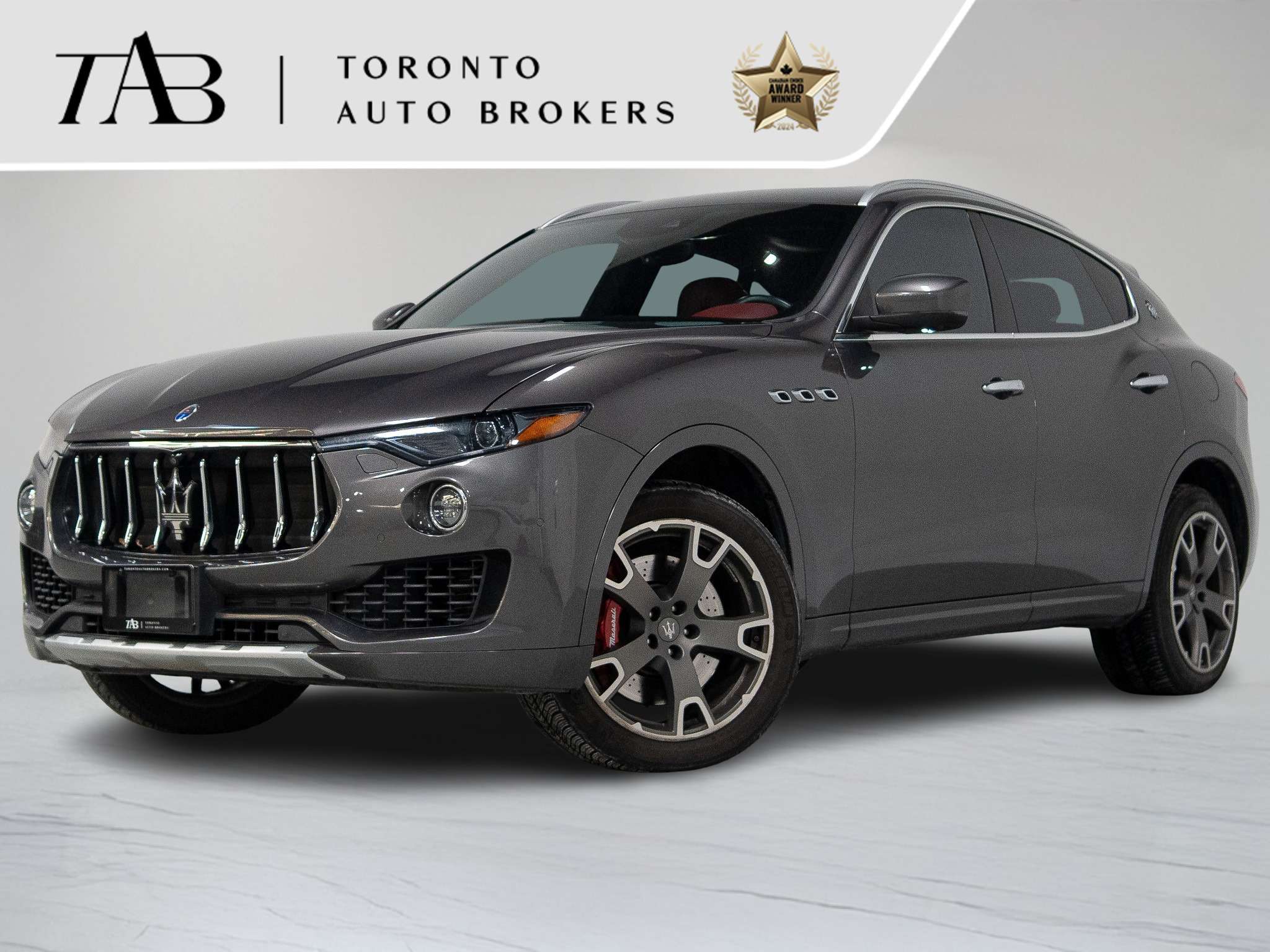 Gray 2017 Maserati Levante SUV / Crossover All-Wheel Drive Automatic