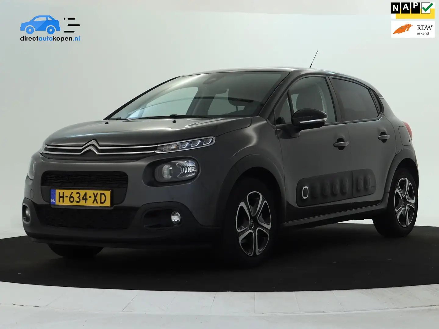 Citroen C3 1.2 PureTech S&S Feel Edition CarPlay | NAVI | 1st Grijs - 1