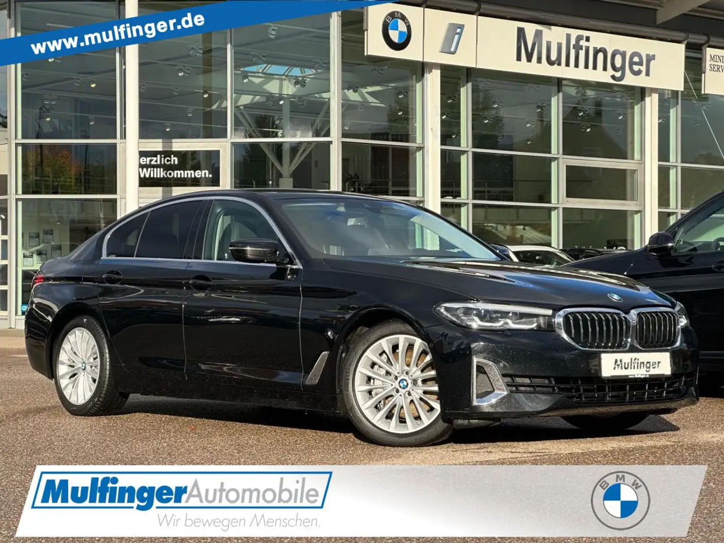 BMW 530 d Sports.LED Kamera HiFi Stand+Lenkh.Leder Navi Noir - 1