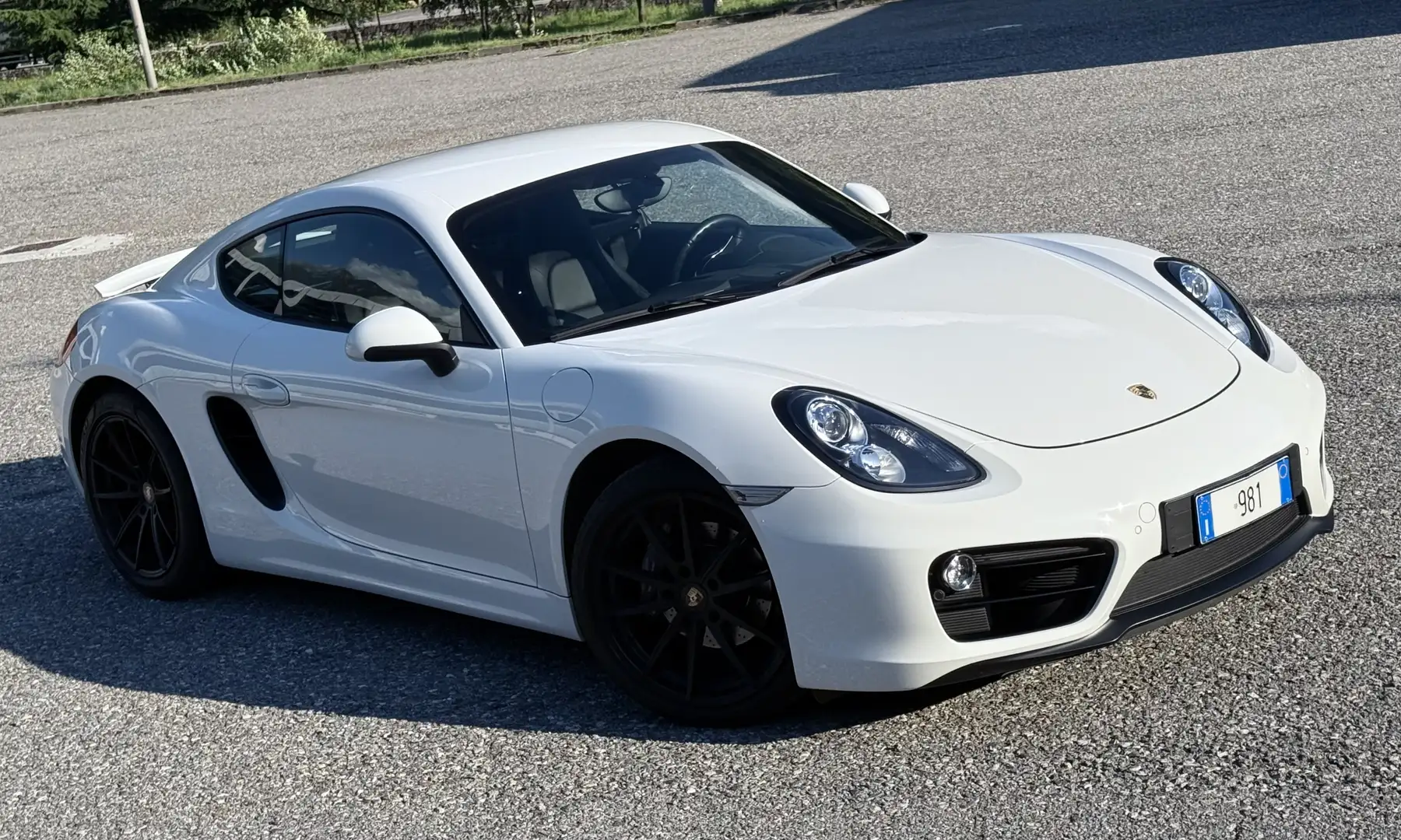 Porsche Cayman 981 2.7 manuale Blanc - 1
