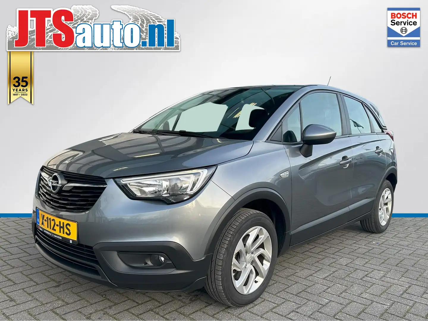 Opel Crossland X 1.2 Turbo 110pk, Carplay, trekh. Nieuwe Distr. rie Grijs - 1