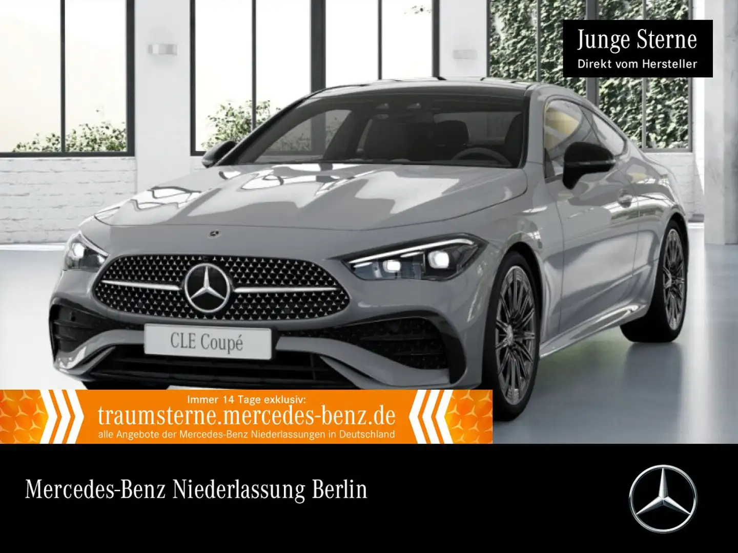 Mercedes-Benz CLE 450 4M AMG+NIGHT+PANO+360+BURMESTER+KEYLESS+9G Grau - 1