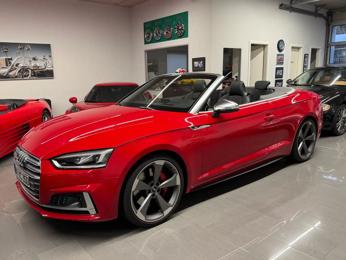 Audi S5 Cabrio3.0 TFSI Voll,B&O,Headup,NP.94T€ Rot - 1