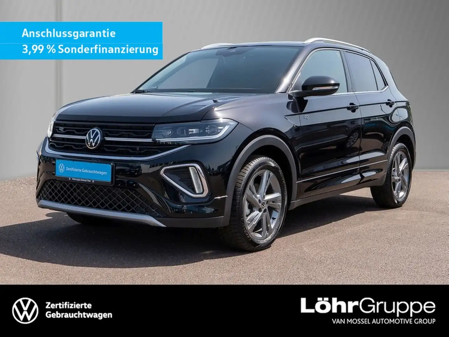 Volkswagen T-Cross 1.5 TSI DSG R-Line IQ Light, AHK, WWV Schwarz - 1