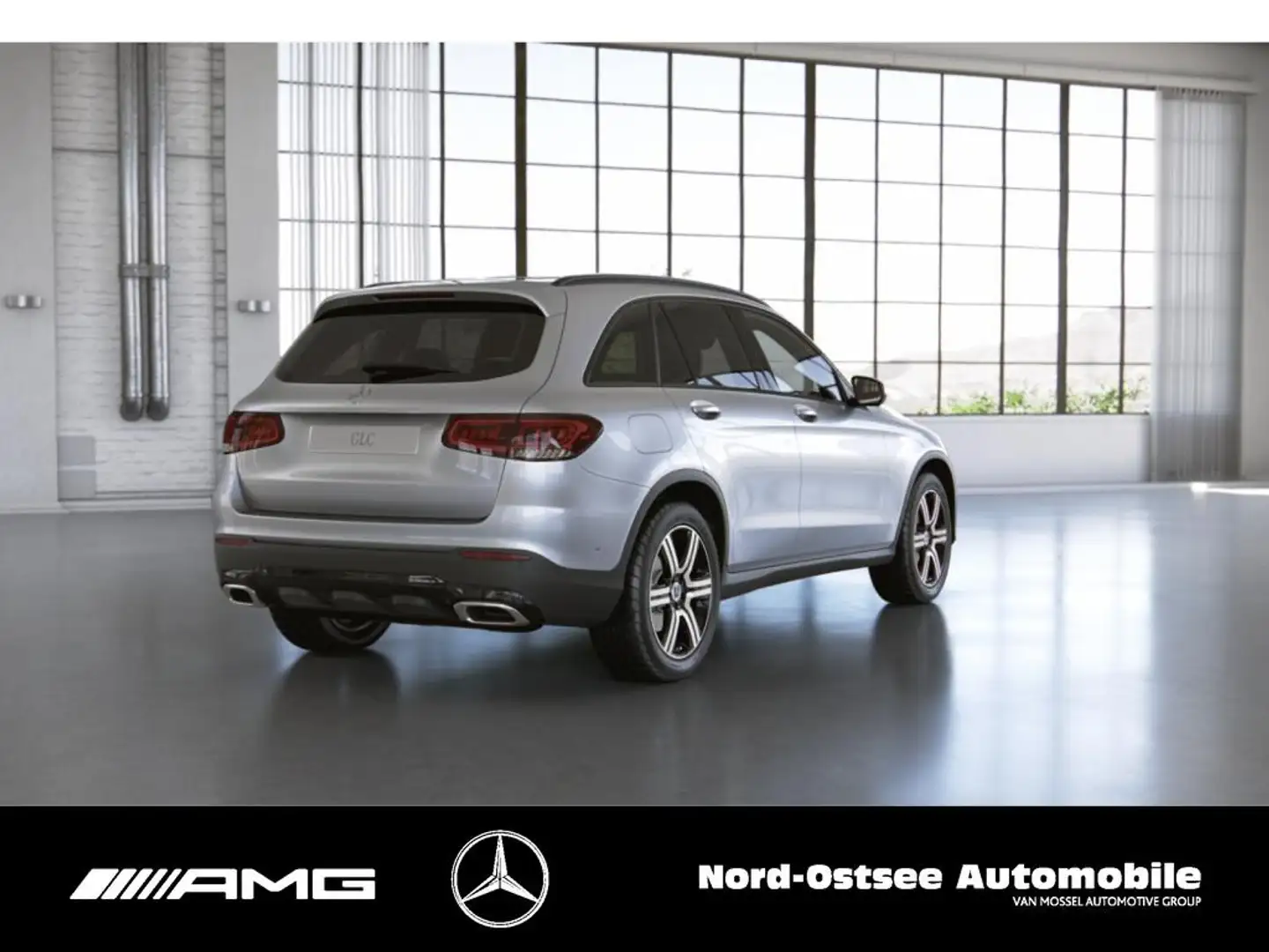 Mercedes-Benz GLC 220 d 4M  360° NIGHT PANO HUD LED KEYLESS Plateado - 2