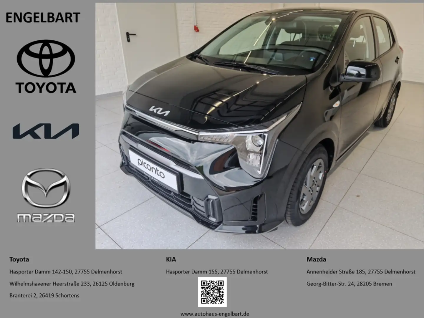 Kia Picanto Vision 1.2L Schalter Navi Sitzheizung Noir - 1