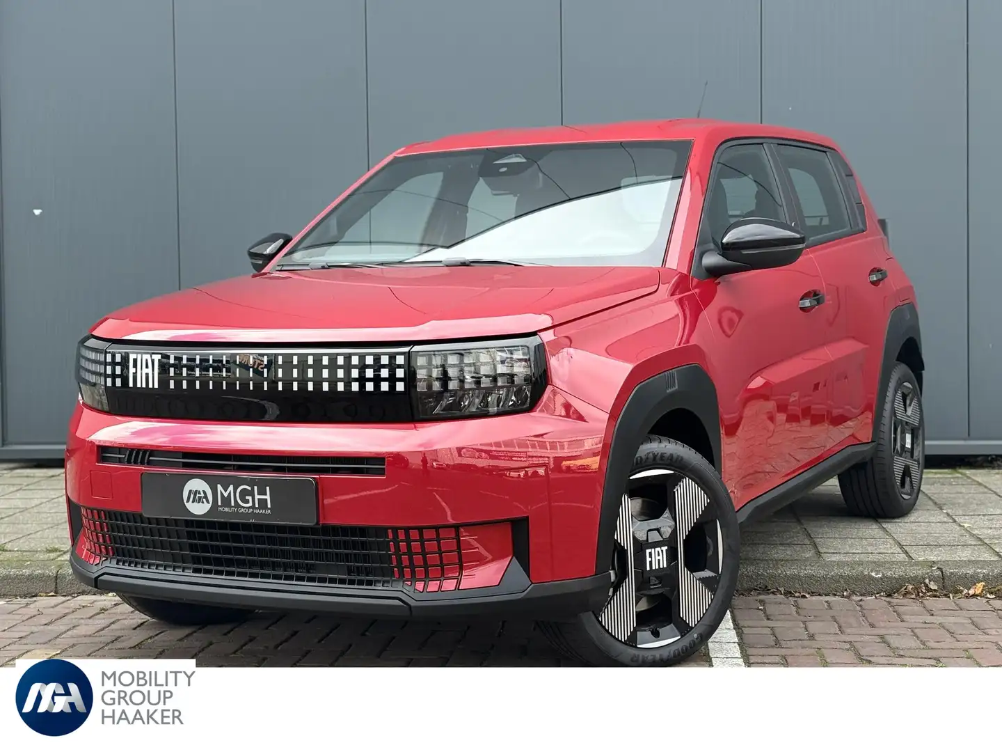 Fiat Grande Panda RED 7.4 kW 44kWh Parkeer sensoren achter I Airco I - 1