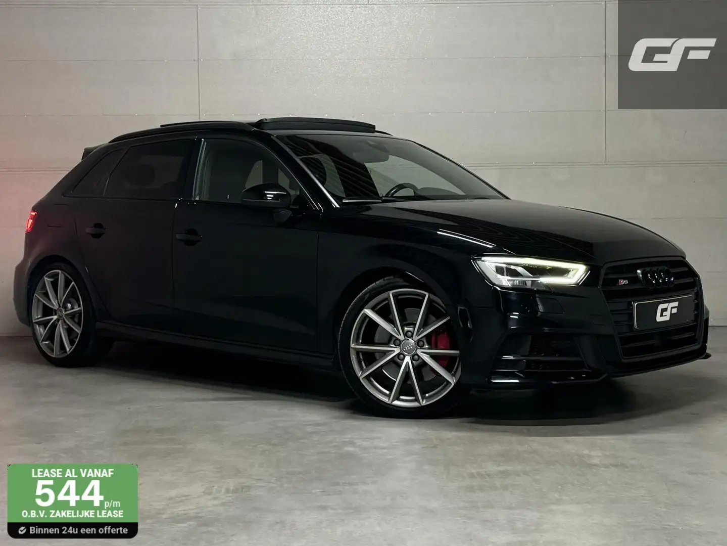 Audi S3 2.0 TFSI S3 Quattro 310PK Pano Virtual Leer Carpla Zwart - 1