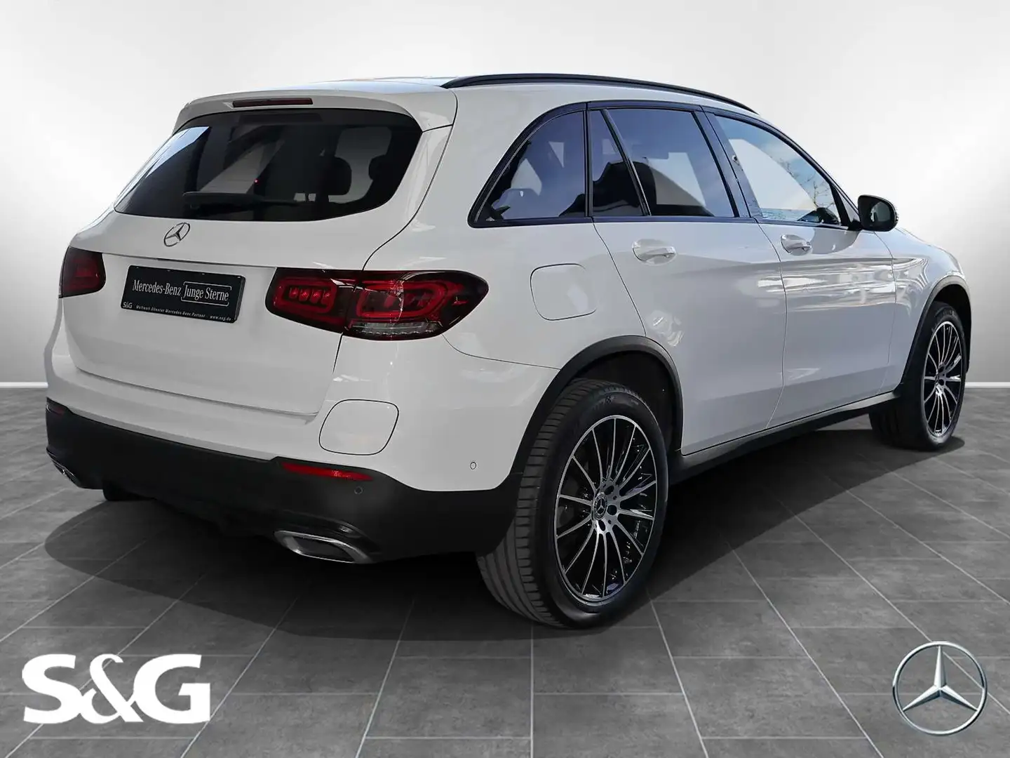 Mercedes-Benz GLC 300 de 4M AMG RüKam+MBUX+AHK+LED+Night Blanc - 2