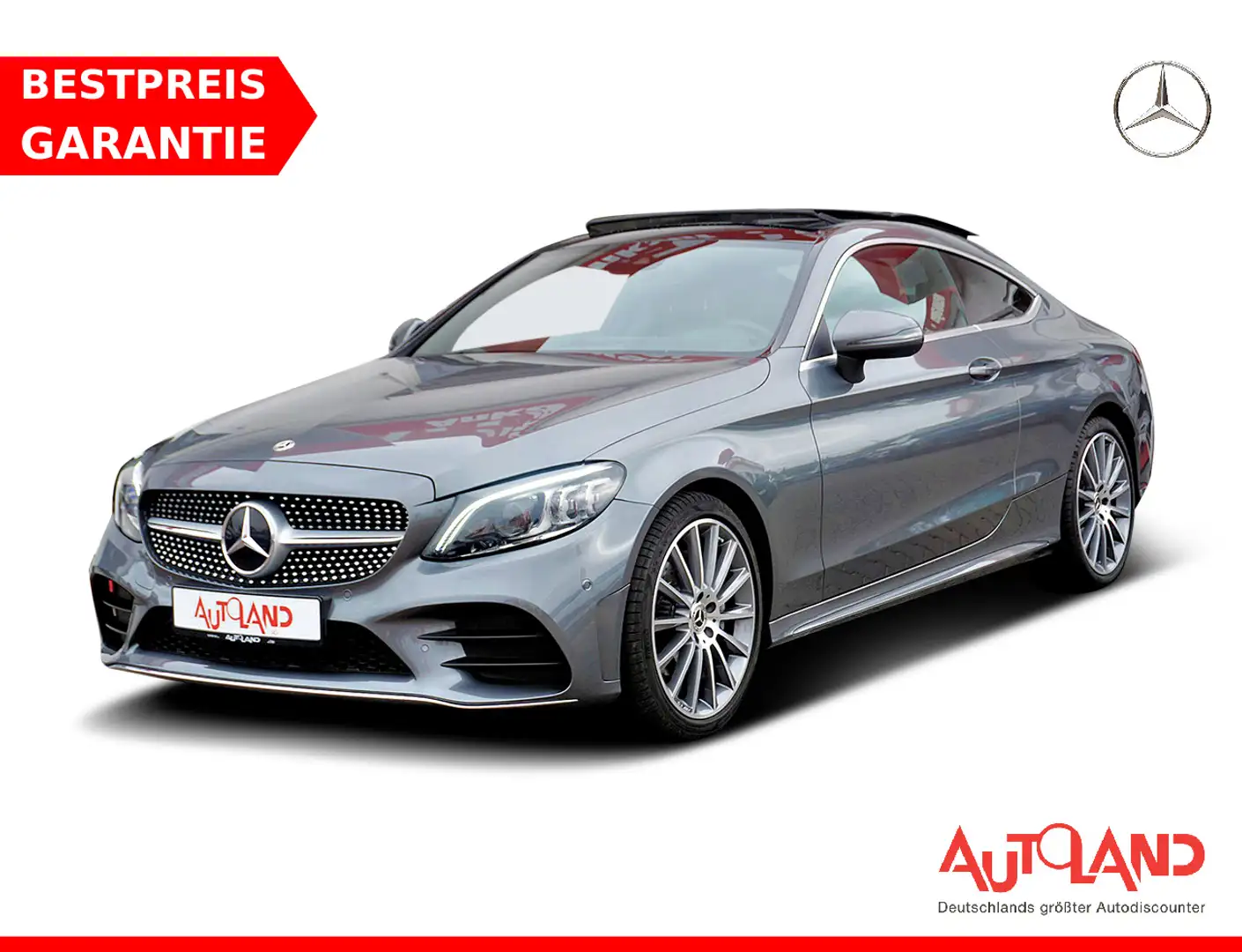 Mercedes-Benz C 160 C200 AMG Line Aut. LED Navi Kamera Android Apple Grau - 1