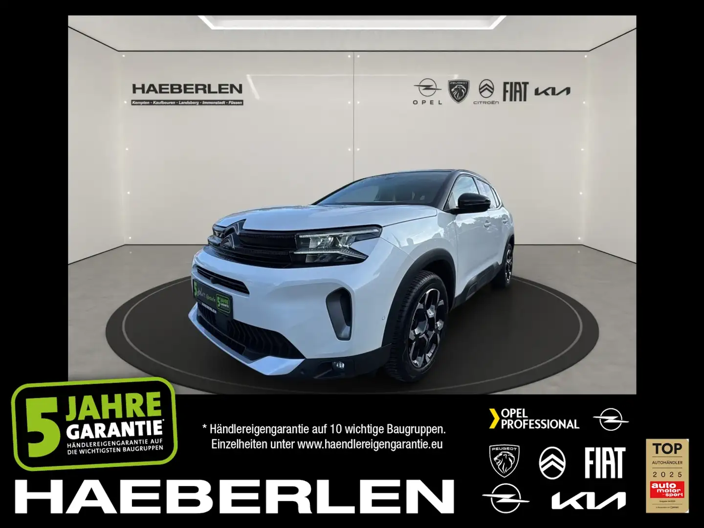 Citroen C5 Aircross 1.2 PureTech 130 S&S Shine Alcantara Blanc - 1