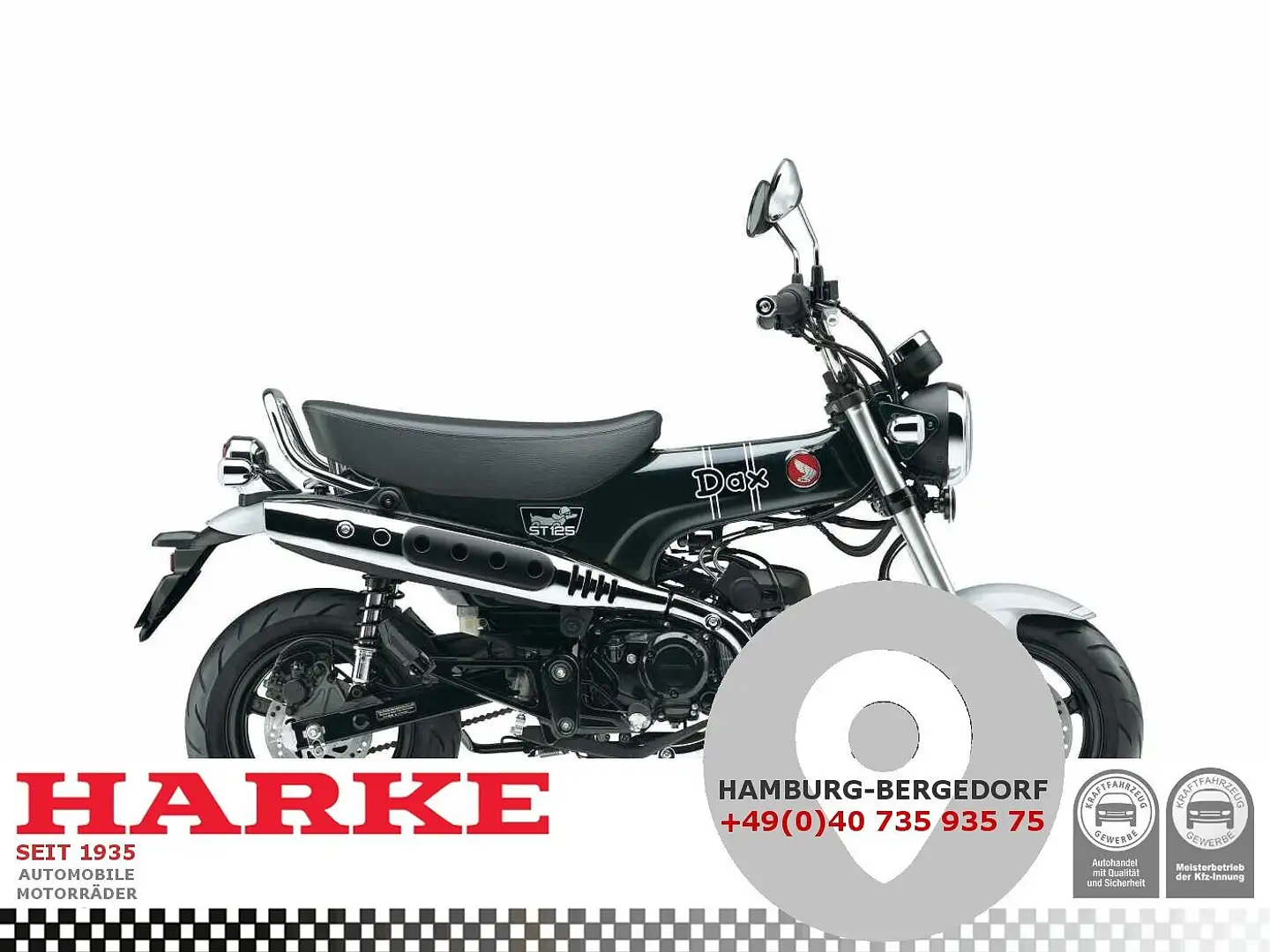 Honda DAX  ST 125 2025 6 Jahre Garantie Schwarz - 1