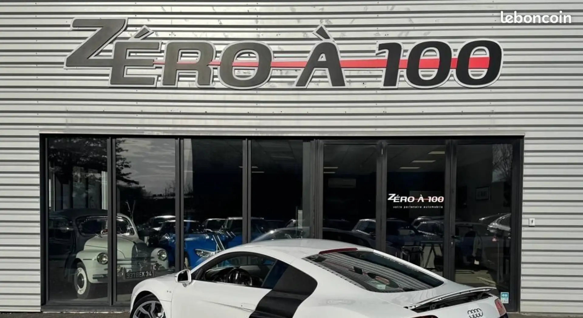 Audi R8 V10 5.2 FSI 525CH R-TRONIC PACK CARBON Weiß - 2