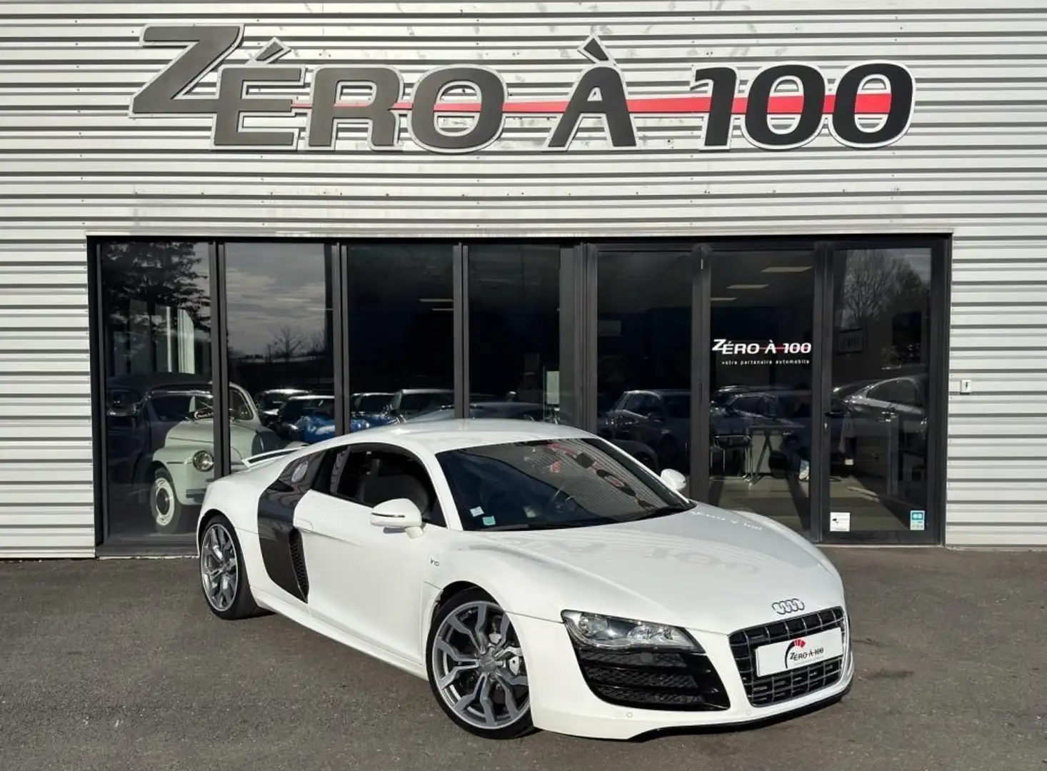 Audi R8 V10 5.2 FSI 525CH R-TRONIC PACK CARBON Weiß - 1