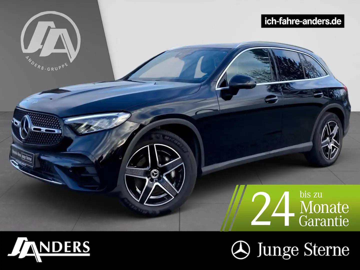 Mercedes-Benz GLC 300 4M AMG+Burm+Distr+HUD+Memo+LED+360°+LED Schwarz - 1