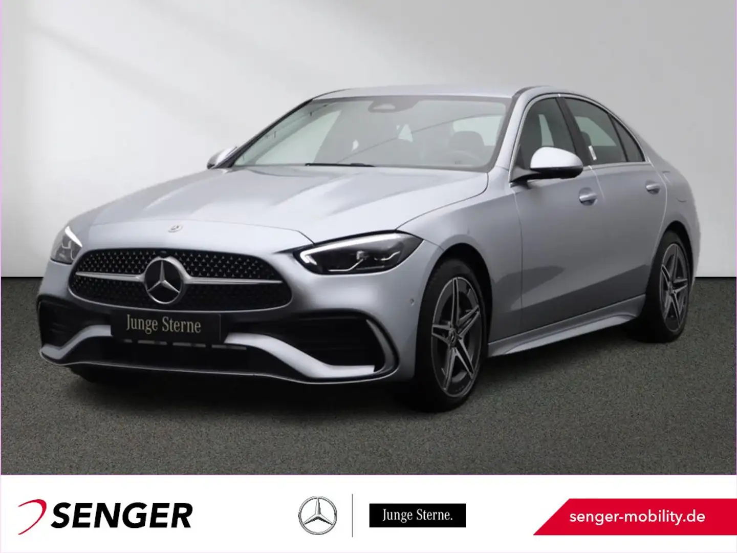 Mercedes-Benz C 300 de AMG Totwinkel Kamera Nappa Leder LED Argent - 1