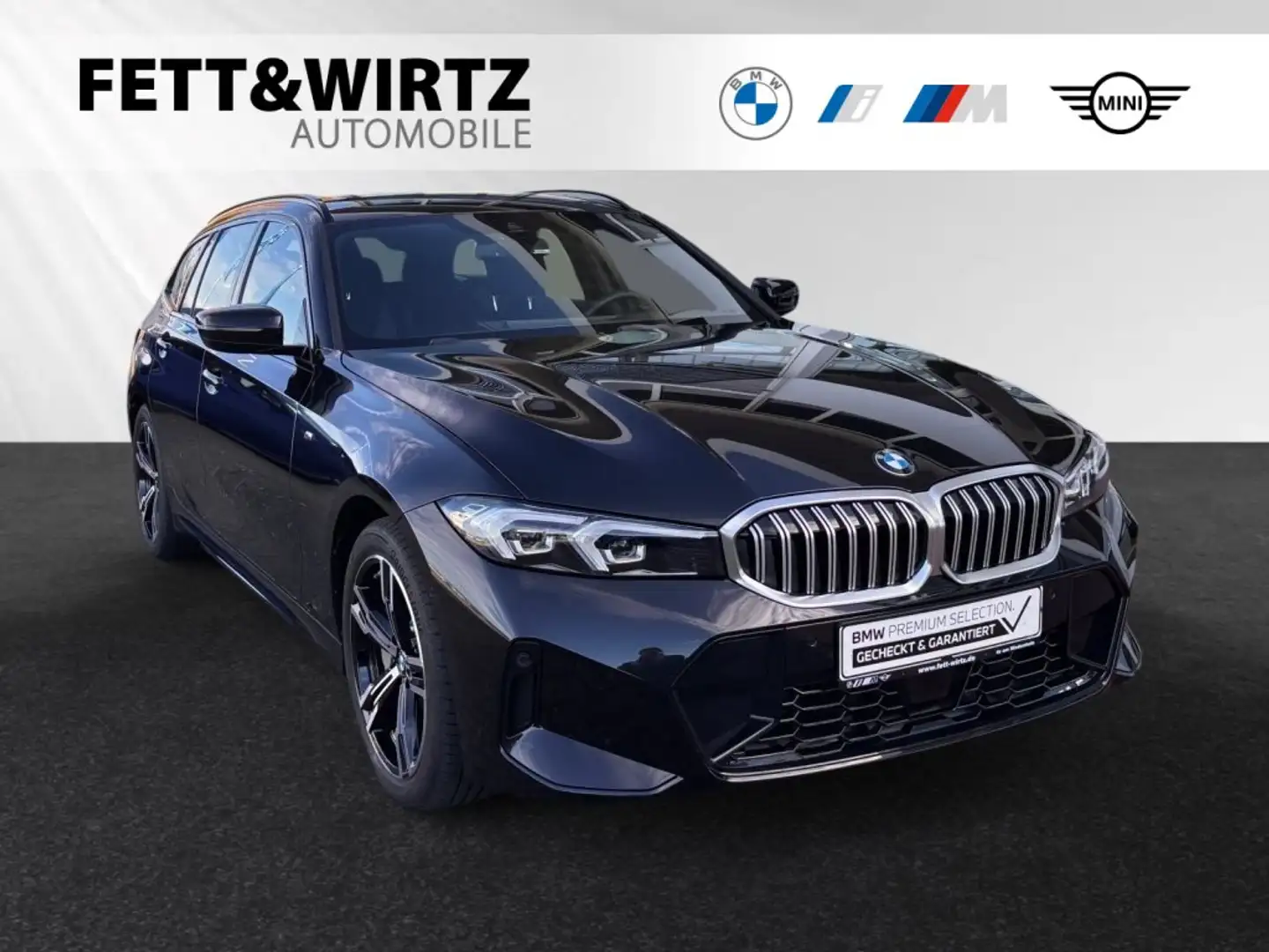 BMW 330 i xDrive Touring Allrad|M Sport|Stop&Go|HiFi Schwarz - 1