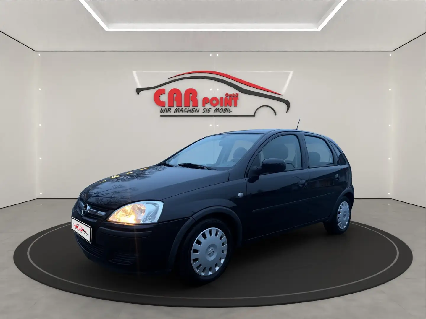 Opel Corsa 1.2 C 5-TÜRIG KLIMAANLAGE ZENTRAL SERVO TÜV Schwarz - 1