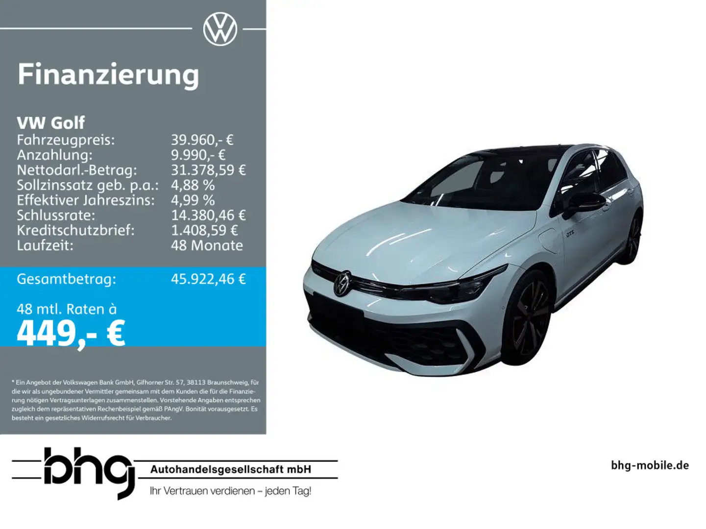 Volkswagen Golf GTE 1.5 eHybrid OPF DSG GTE Weiß - 1