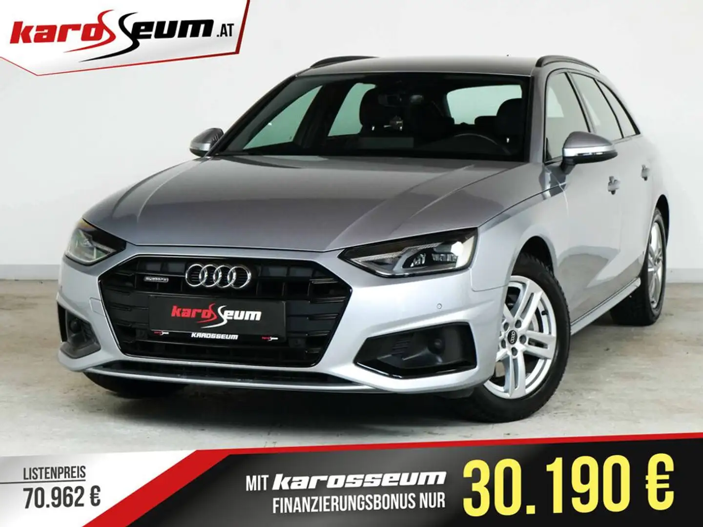 Audi A4 40 TDI Avant advanced Aut.| DYNAMIK | Allrad Silber - 1