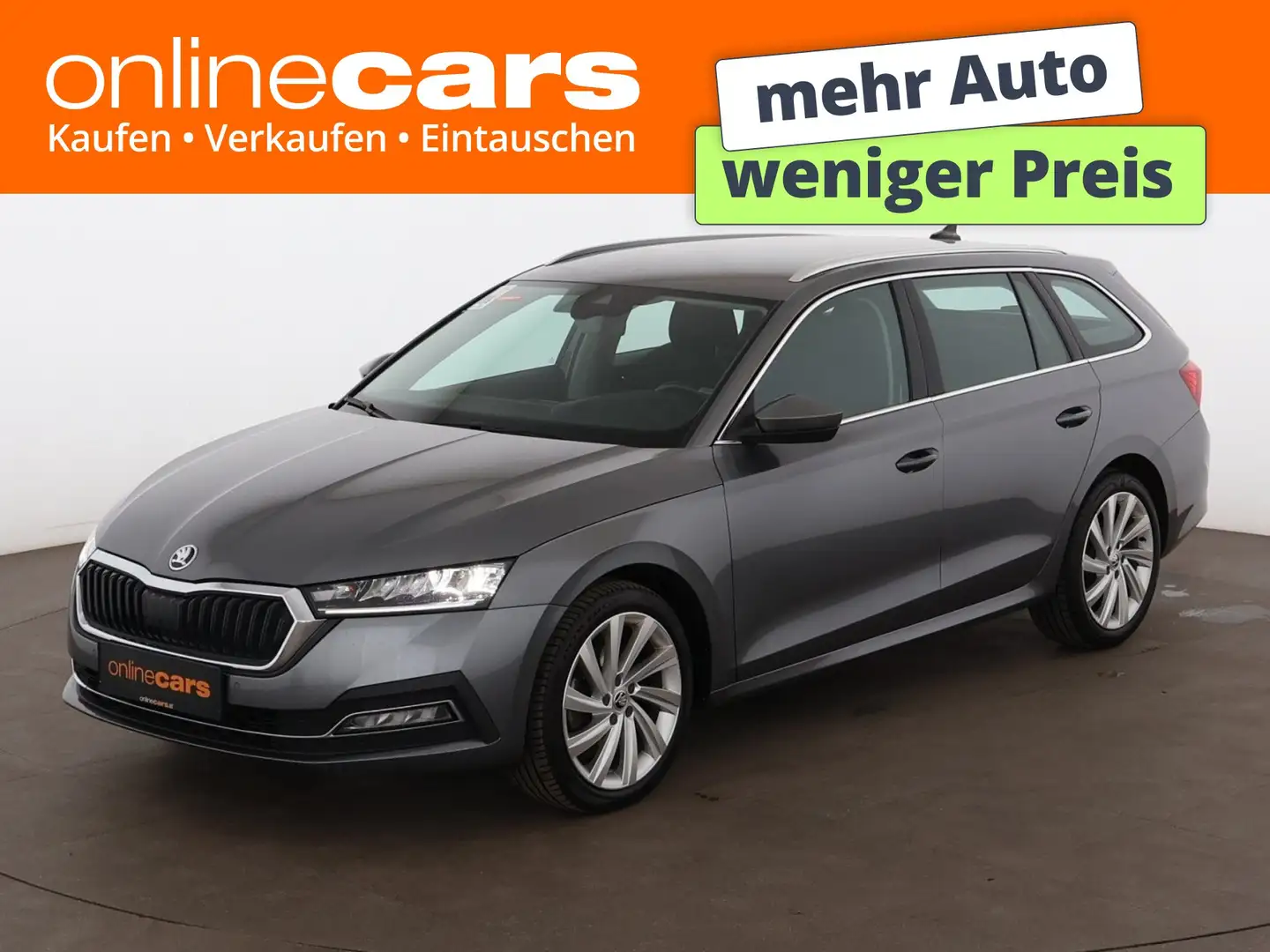 Skoda Octavia Combi 2.0 TDI Style Aut LED HEAD-UP NAVI Grau - 1