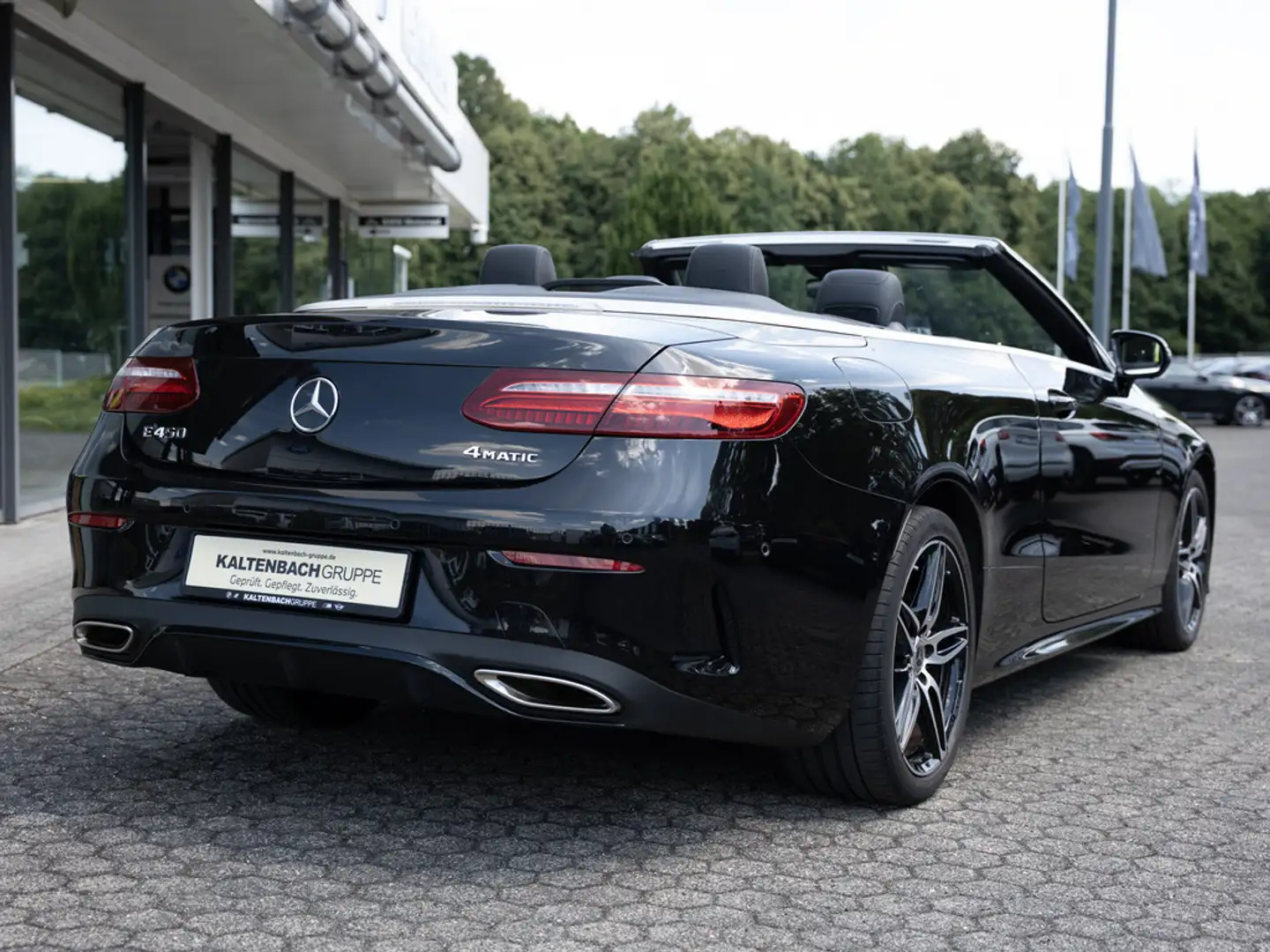 Mercedes-Benz E 450 Cabrio AMG Line 4MATIC 360° LED NAVI Negro - 2